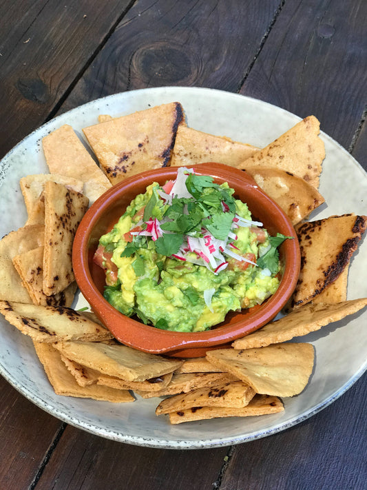 Guacamole and Housemade Corn Chips